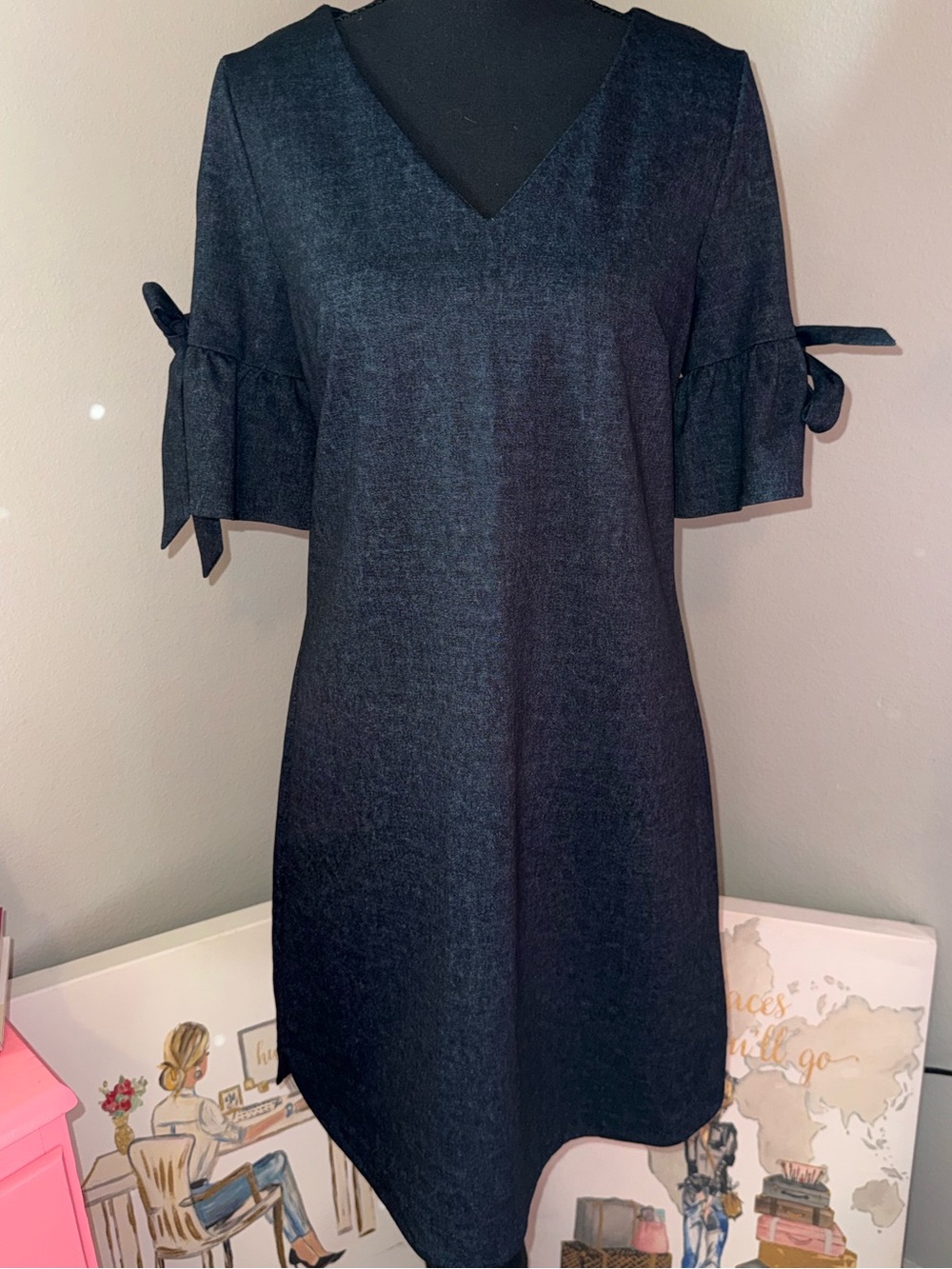 Jude Connally Kerry Mini Dress in Jude Denim Navy